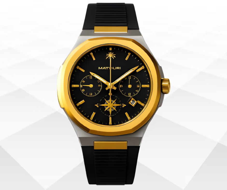 MATTURI SILLICONE STRAP MEN'S WATCH