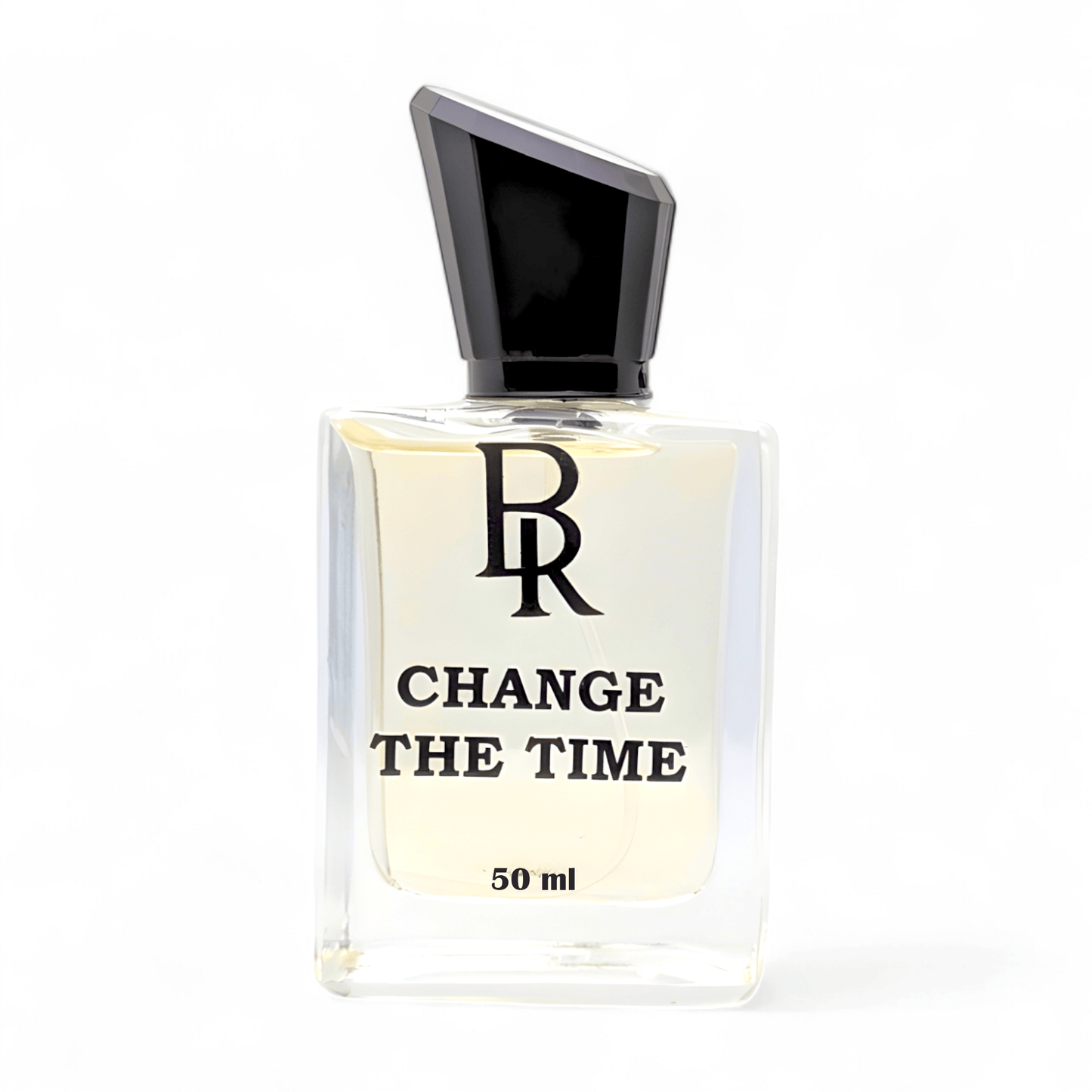 Change the Time perfume bottle – Arabian oud fragrance inspired by Taiba, available in Pakistan.