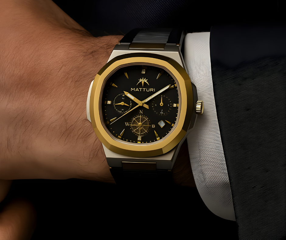 MATTURI SILLICONE STRAP MEN'S WATCH